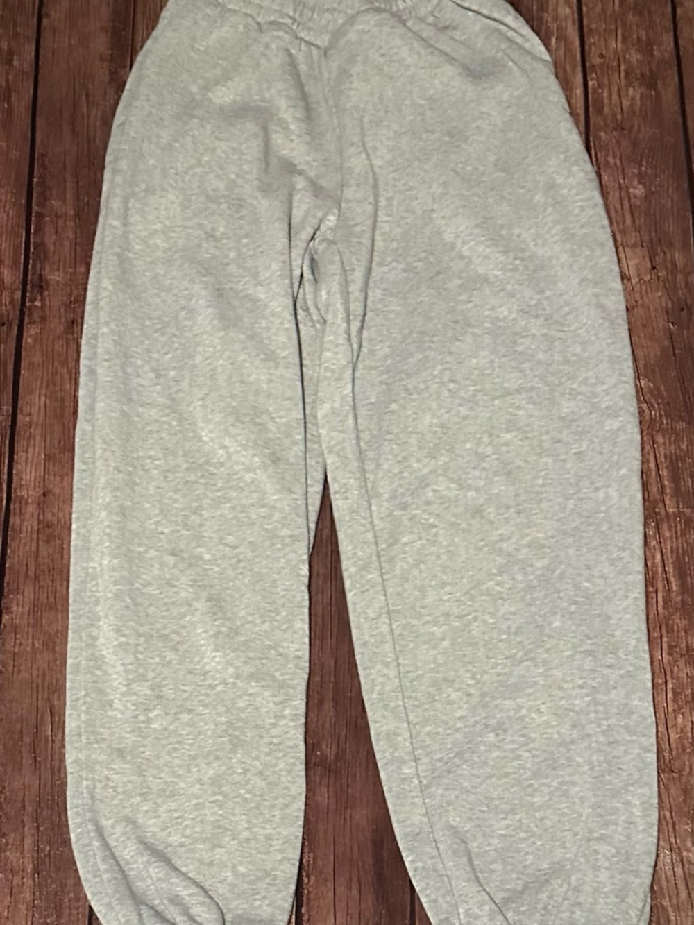 SHEIN Gray Elastic-Waist Sweatpants